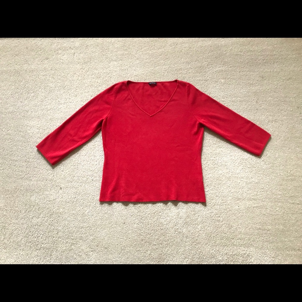 Sculpture Silk Mid-sleeve Sweater